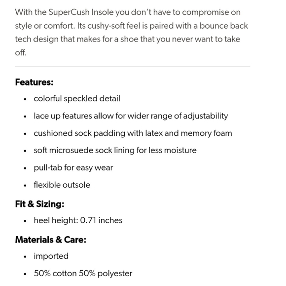 SuperCush Kim Speckled Sneaker - Picture 9 of 9